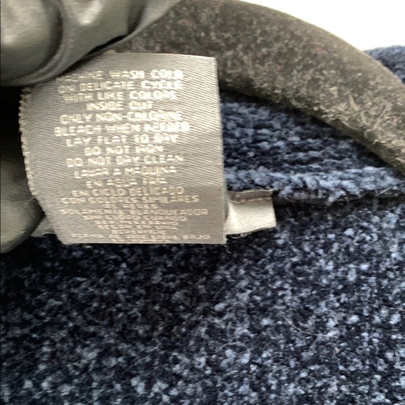 MATTY M | XXL WOMENS | CHENILLE FABRIC CARDIGAN  OPEN FRONT SWEATER in BLUE - Picture 3 of 10